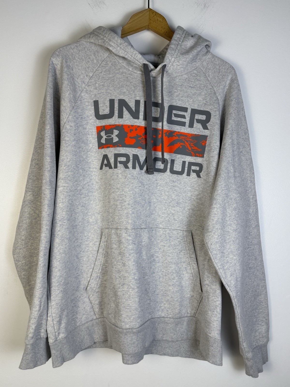 Men’s Under Armour Rival Fleece Signature Box Hoodie Size XL
