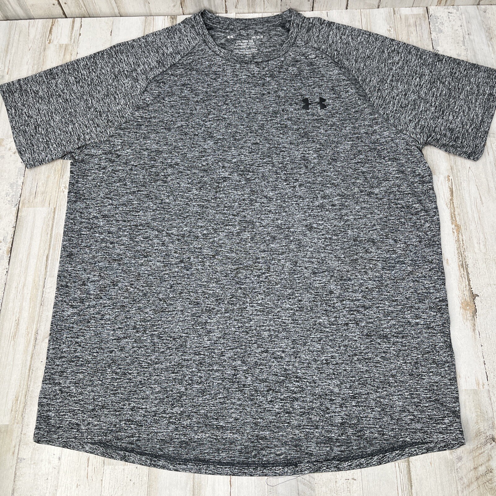 Under Armour The Tech Tee Athletic Shirt Short Sleeve Crew Neck Black Size L  X2