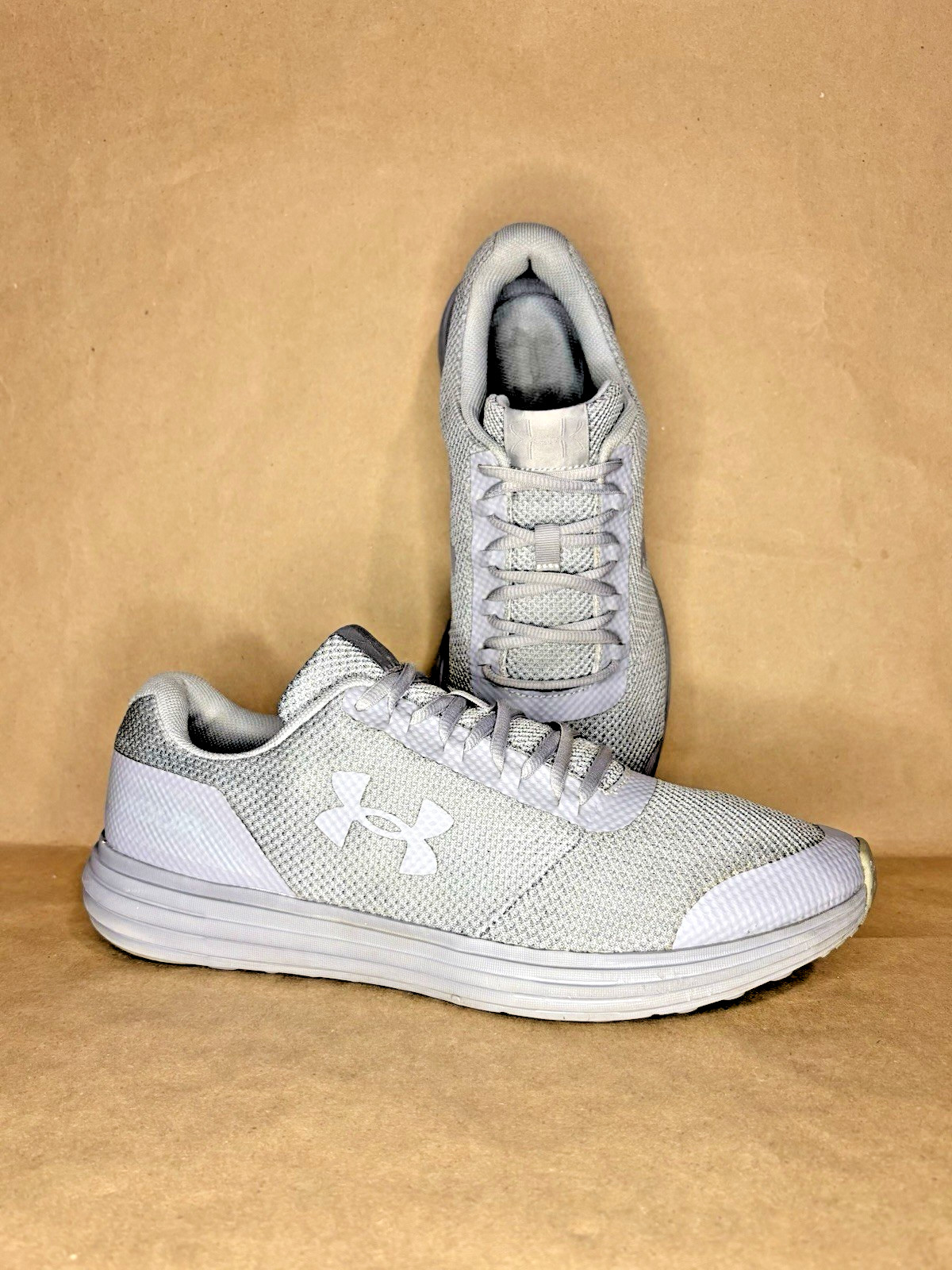 Under Armour UA Surge (3020336-105) Gray Running Shoes Sneakers Mens Size 12