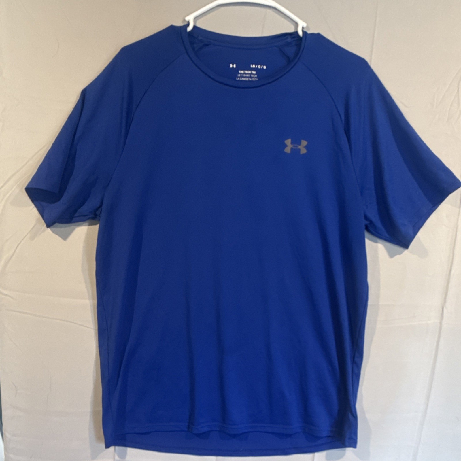 Under Armour The Tech Tee Lightweight Men’s L Blue Short Sleeve T-Shirt