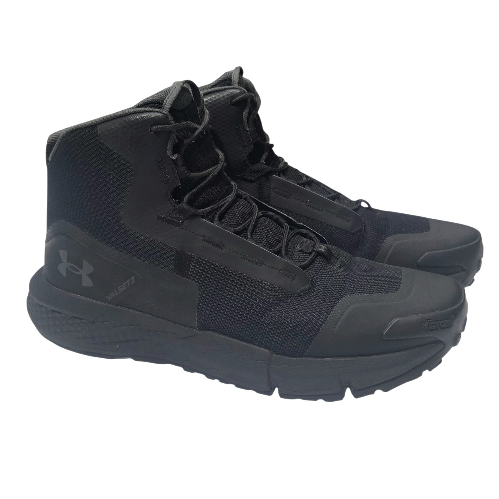 Under Armour Valsetz Micro G Mens 10.5 Black Tactical Hiking Boots 3027382-001