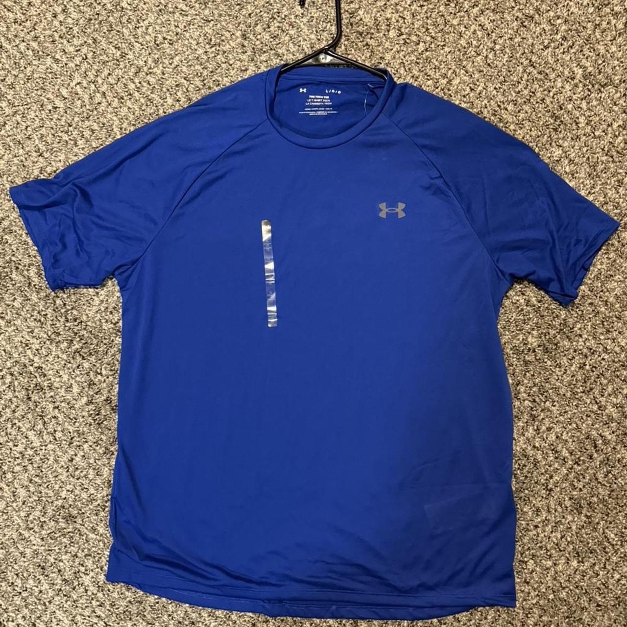 Under Armour Mens Large Tech 2.0 Short-Sleeve T-shirt – Blue