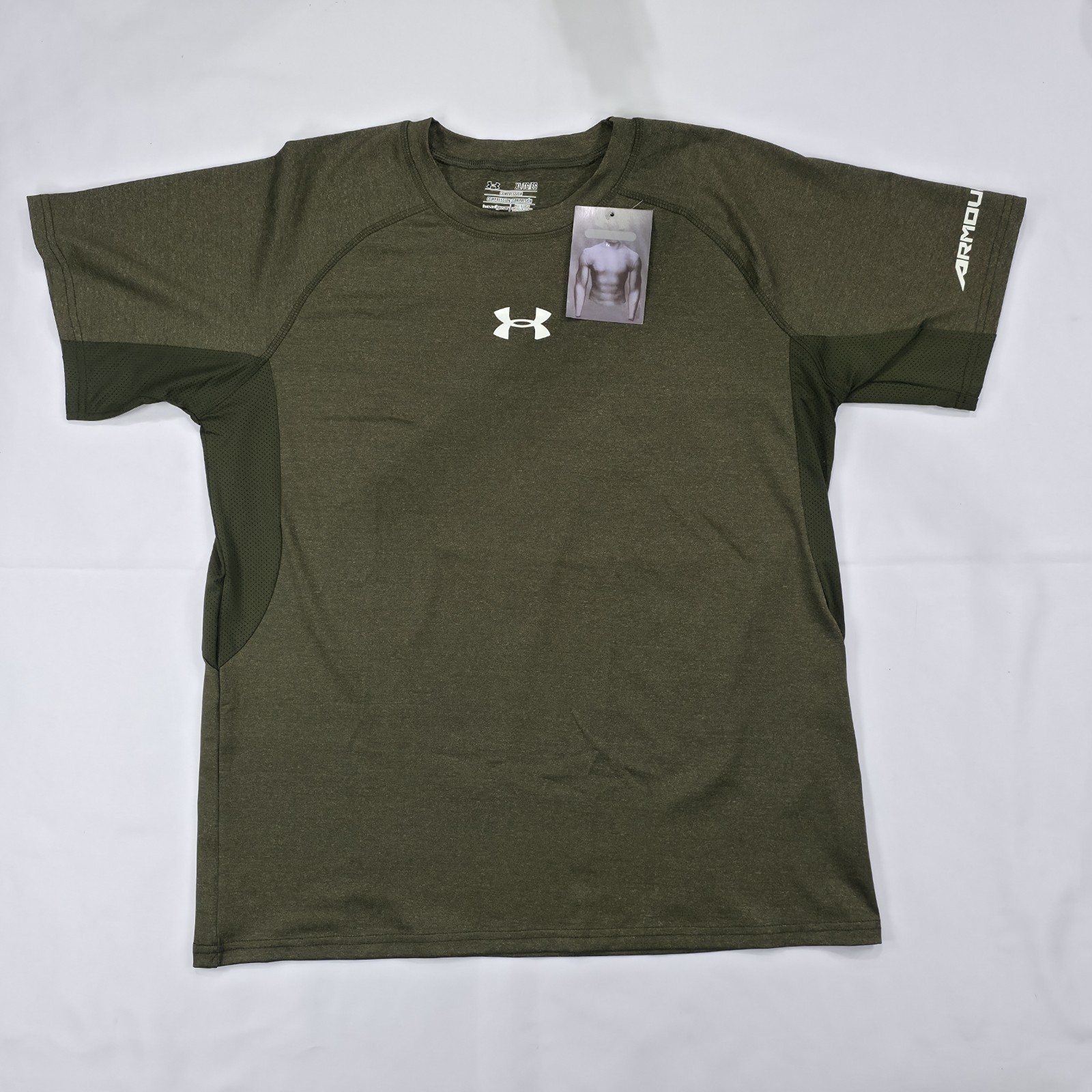 Under Armour Men’s HeatGear Short Sleeve Compression Shirt-1328705 NWT