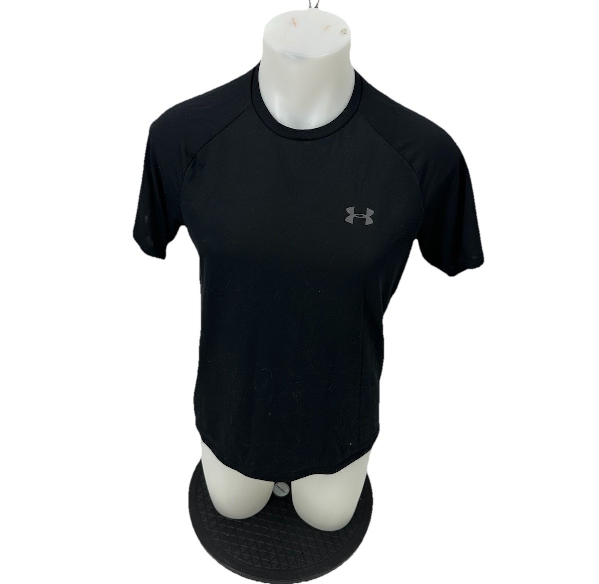 Under Armour Medium Men The Tech Tee T-shirt Black Short Sleeve Active 29-13