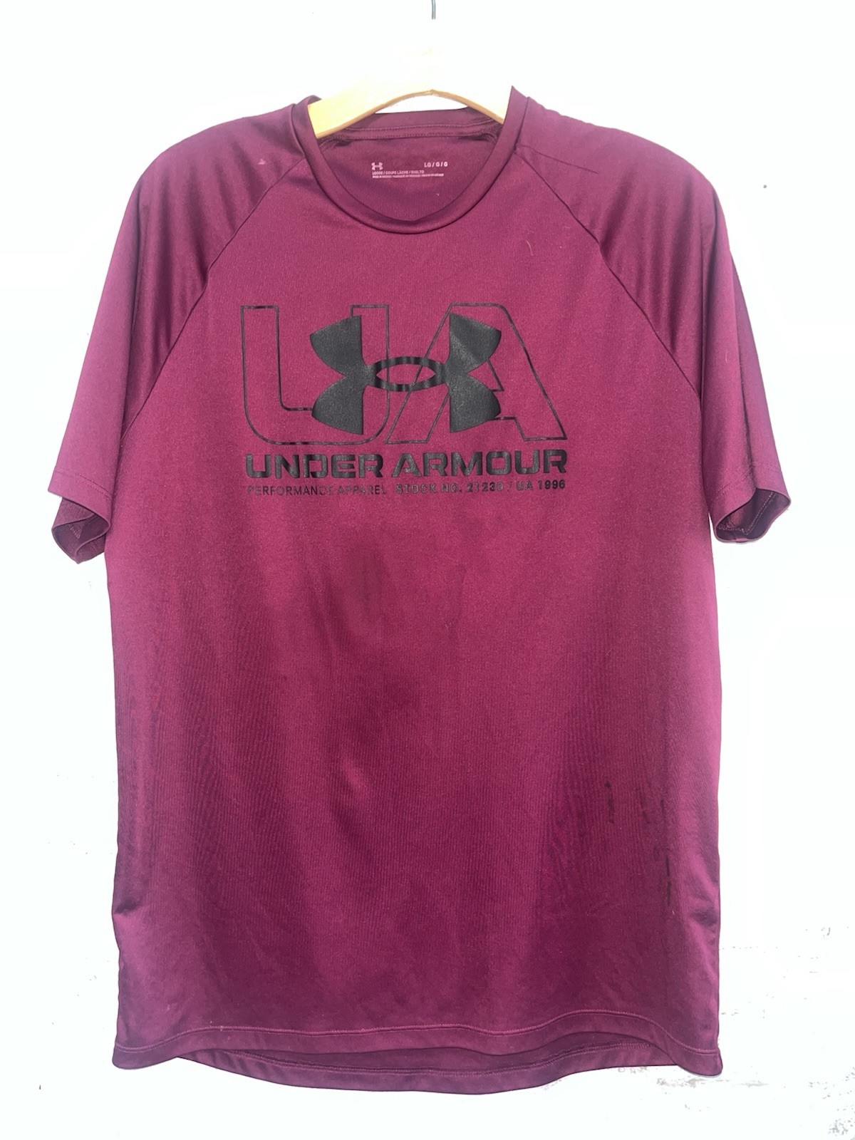Men’s Large Under Armour The Tech Tee Short Sleeve Athletic T-Shirt