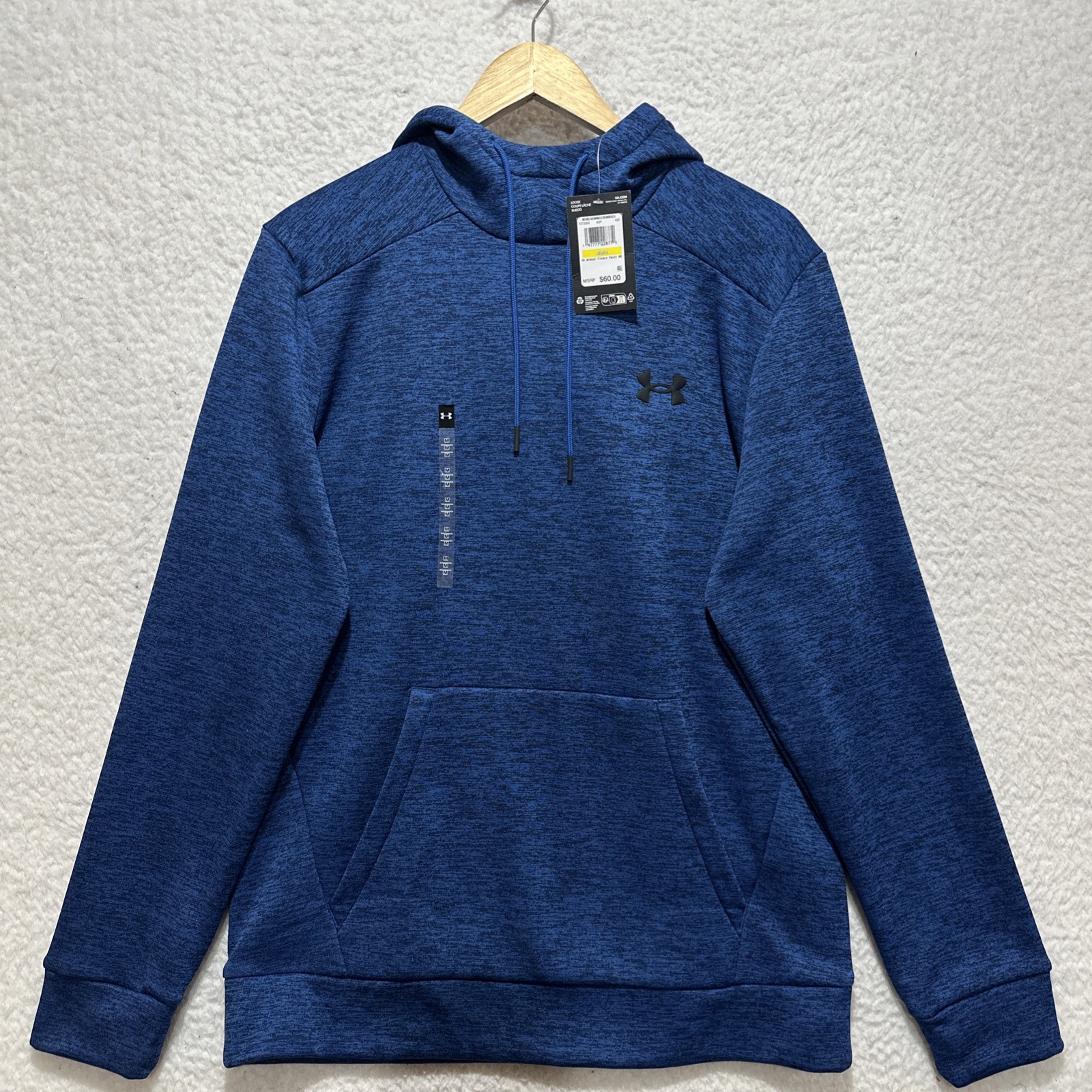 Under Armour Men’s Size M Fleece Twist Hoodie Hoodie Sweatshirt UA 1373354 Blue