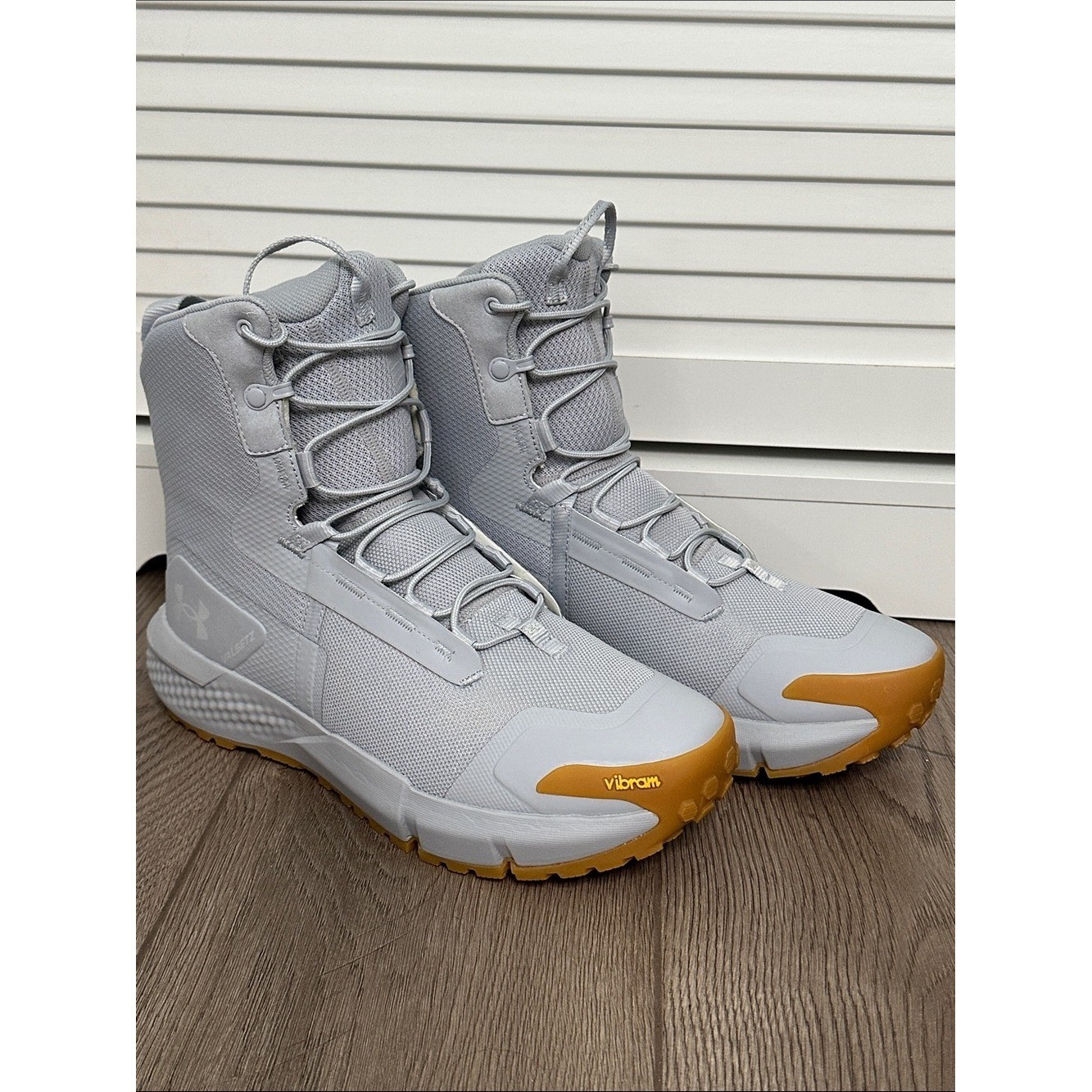 Under Armour Charged Valsetz Mid Tactical Military Boots Mod Gray Size 10.5