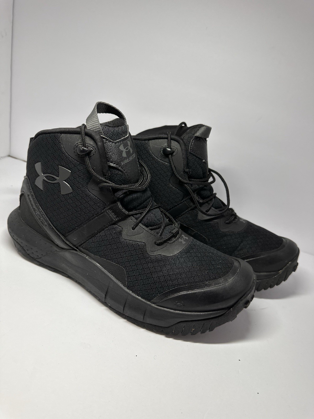 Under Armour S Micro G Valsetz Mid Military Boots Men’s Black Tactical – 8