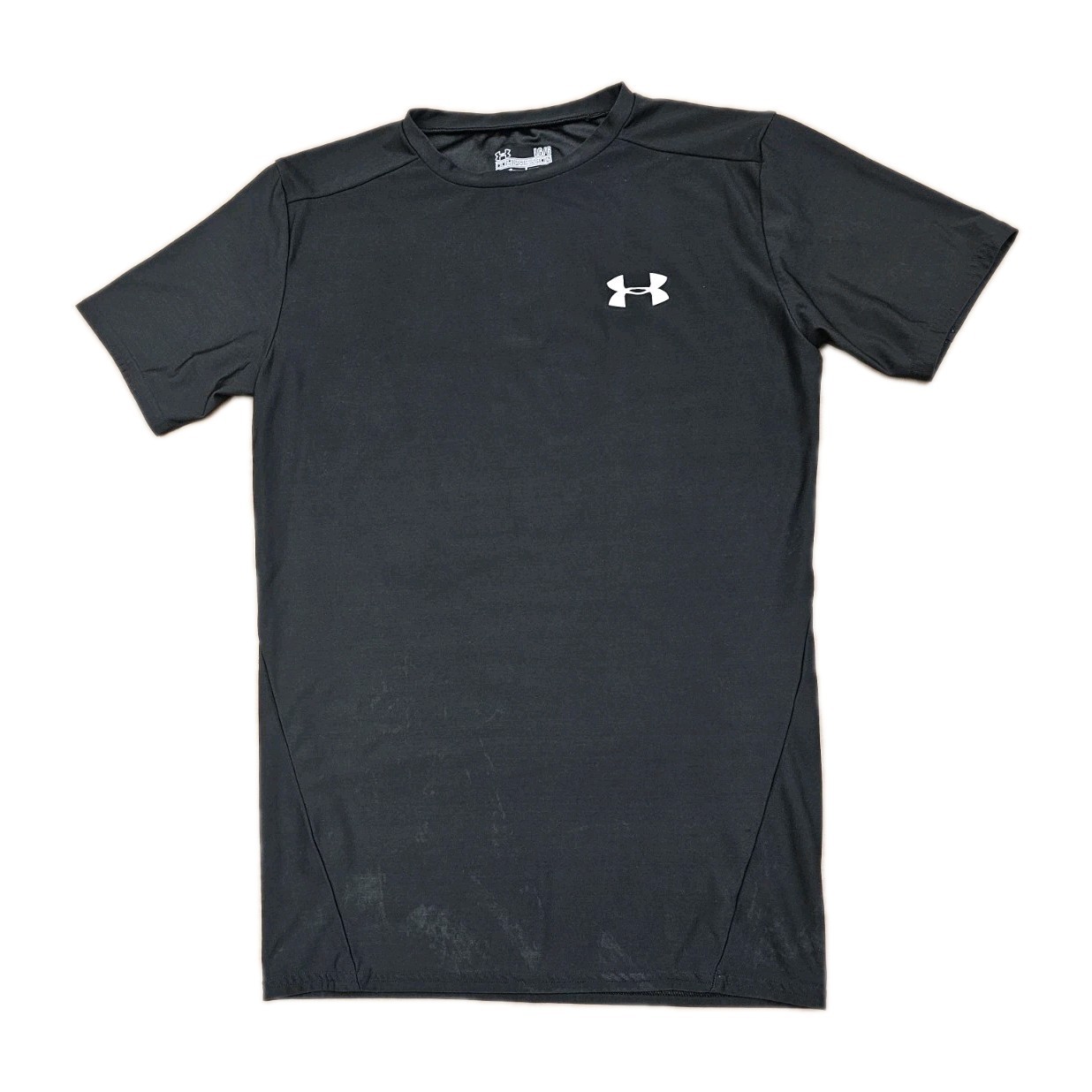 Under Armour Shirt Mens  Large HeatGear Compression Athletic Tee Black