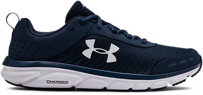 Under Armour Men’s Charged Assert 8 Running Shoe Academy/White/White – 3021952-4