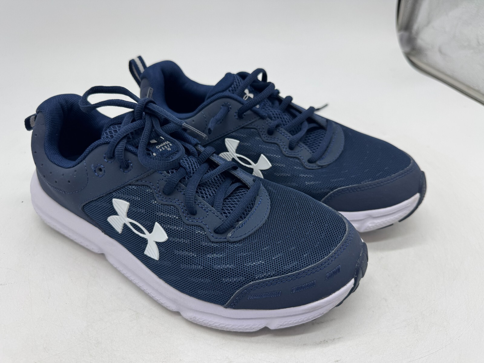 Under Armour Charged Assert 10 Low Top Athletic Shoes Men’s Blue Sneakers – 9.5