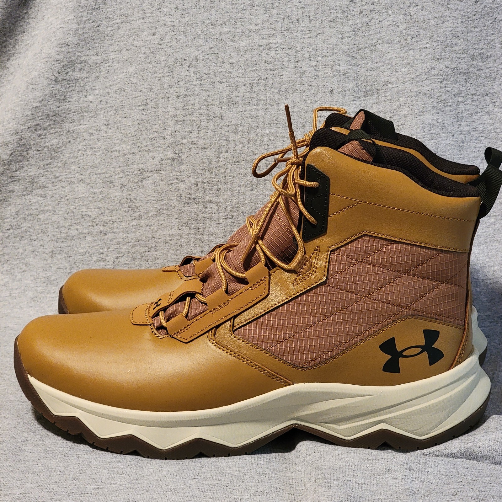 Under Armour UA Stellar G2 Men’s Size 11.5 6″ Tactical Boots Brown Tan Hiking