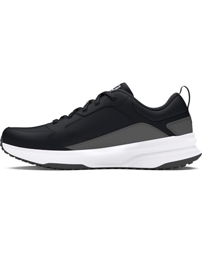 Under Armour Men’s Charged Edge, (003) Black/Castlerock/White, 8.5, US, Black/Gr
