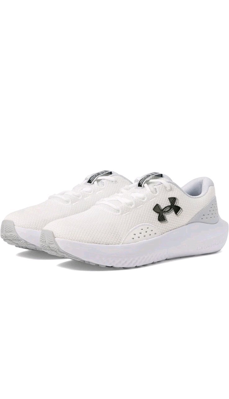 New  Under Armour UA Charged Surge 4 Men’s Running Shoes White Size 11M