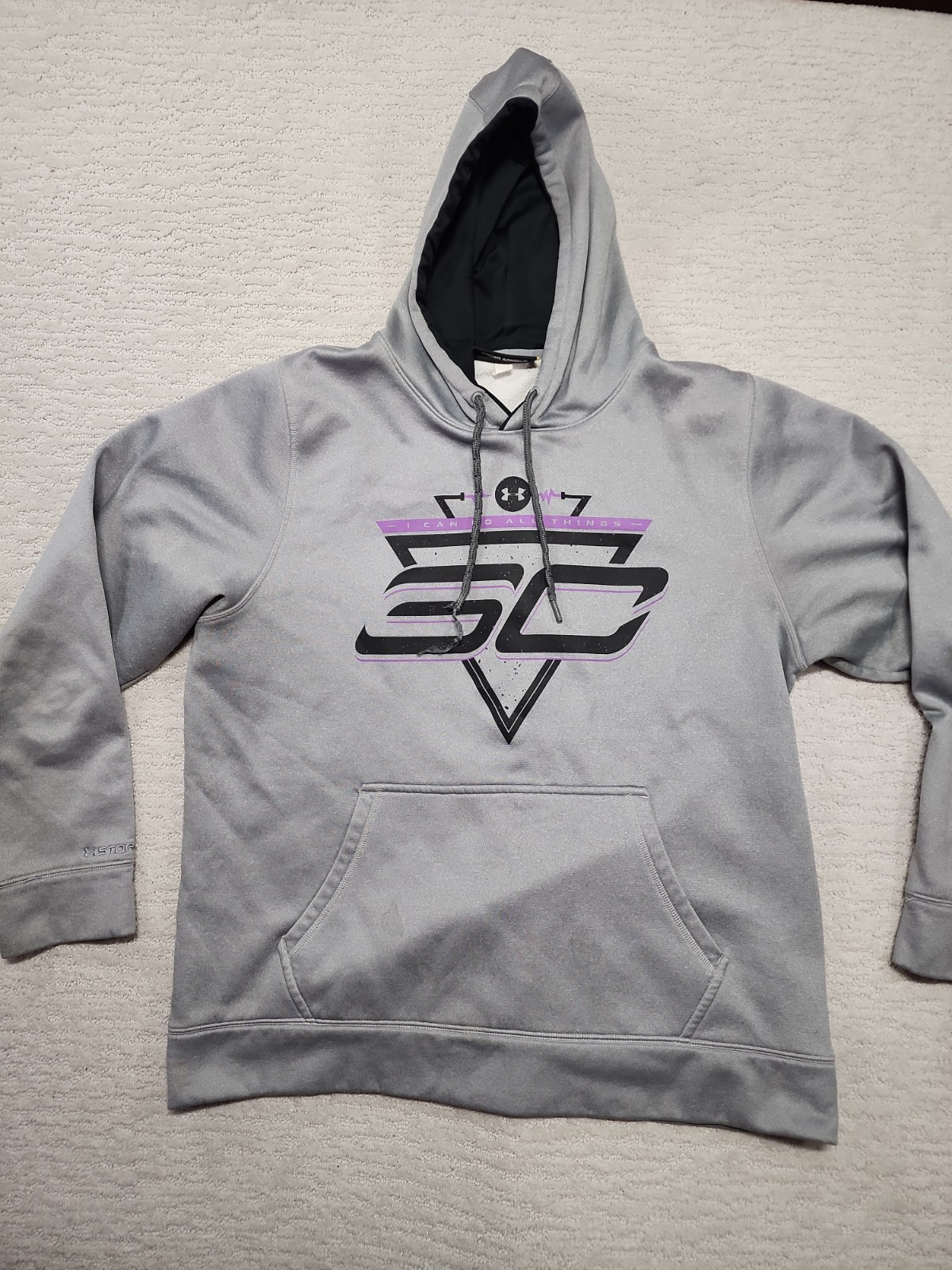 Under Armour Gray Hoodie Size Large
