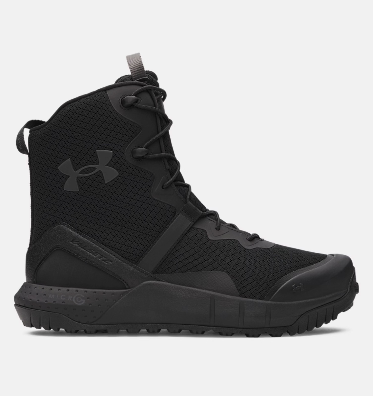 UA Under Armour Micro G Valsetz Mens 8″ Tactical Boots Size 11 Wide 2E – Black