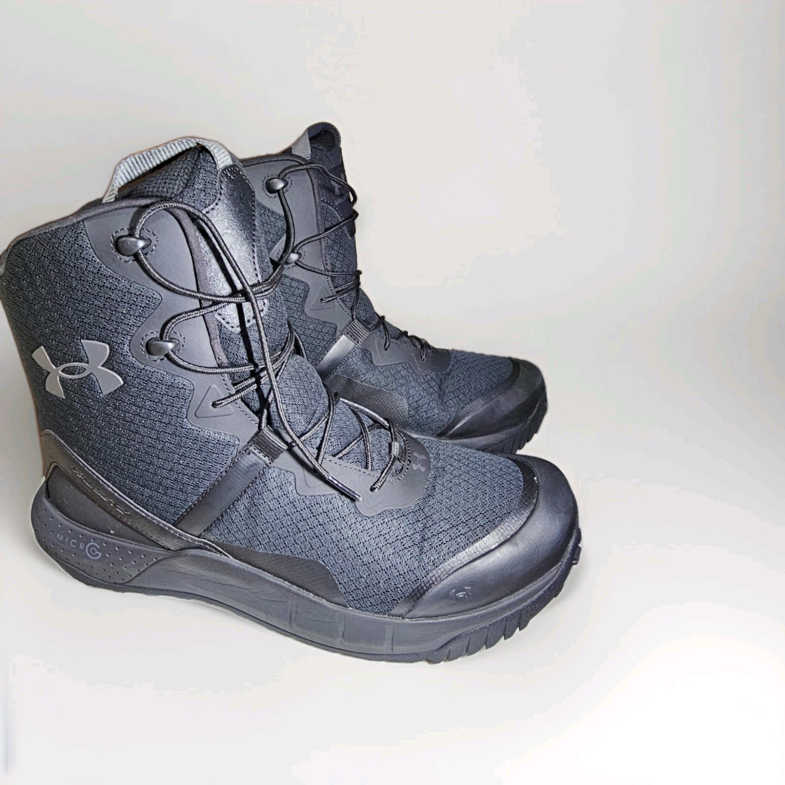 UA Under Armour Micro G Valsetz Mens 8″ Tactical Boots – Wide 2E – Black