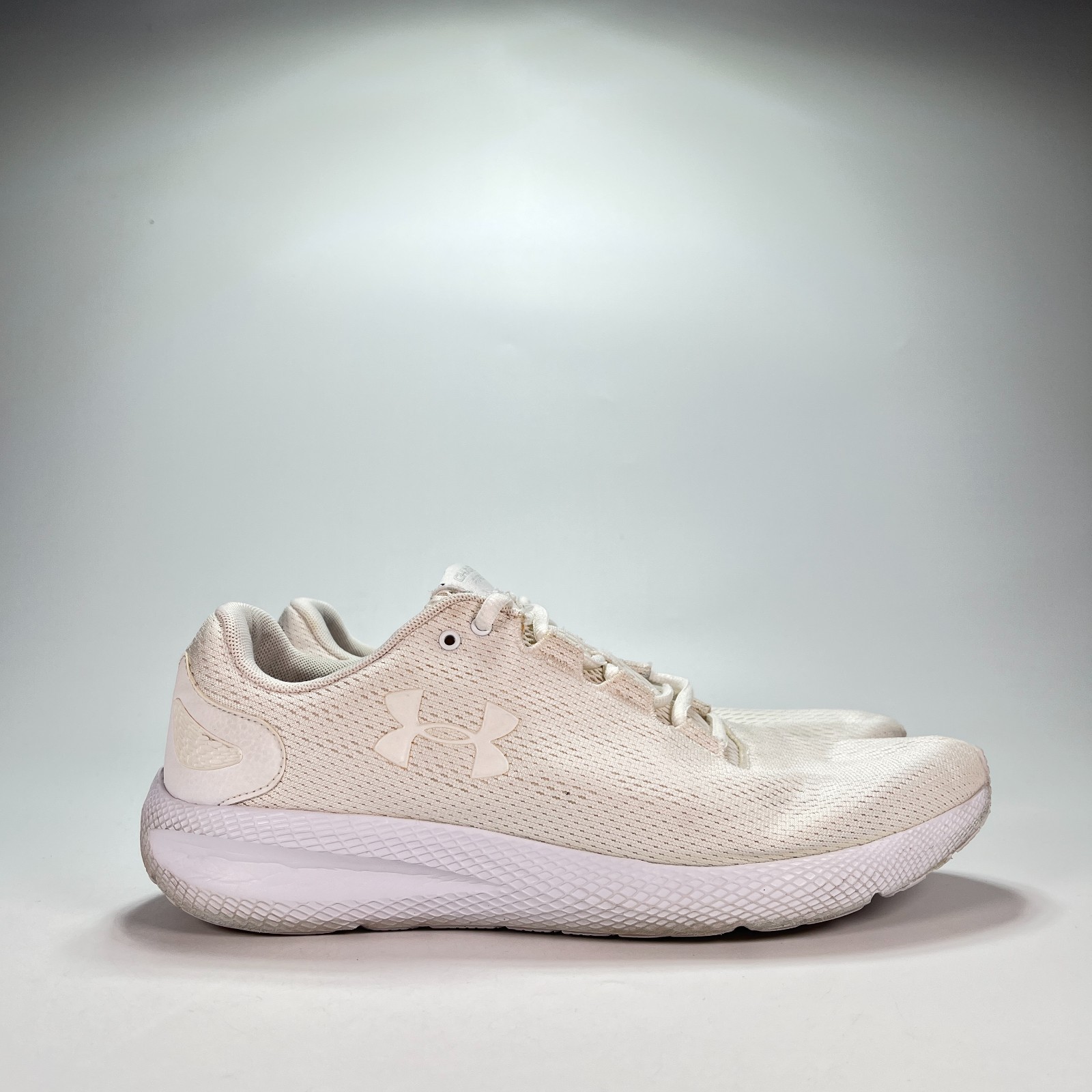 Under Armour Charged Pursuit 2 White Running Shoes 3022594-101 Men’s Size 11.5