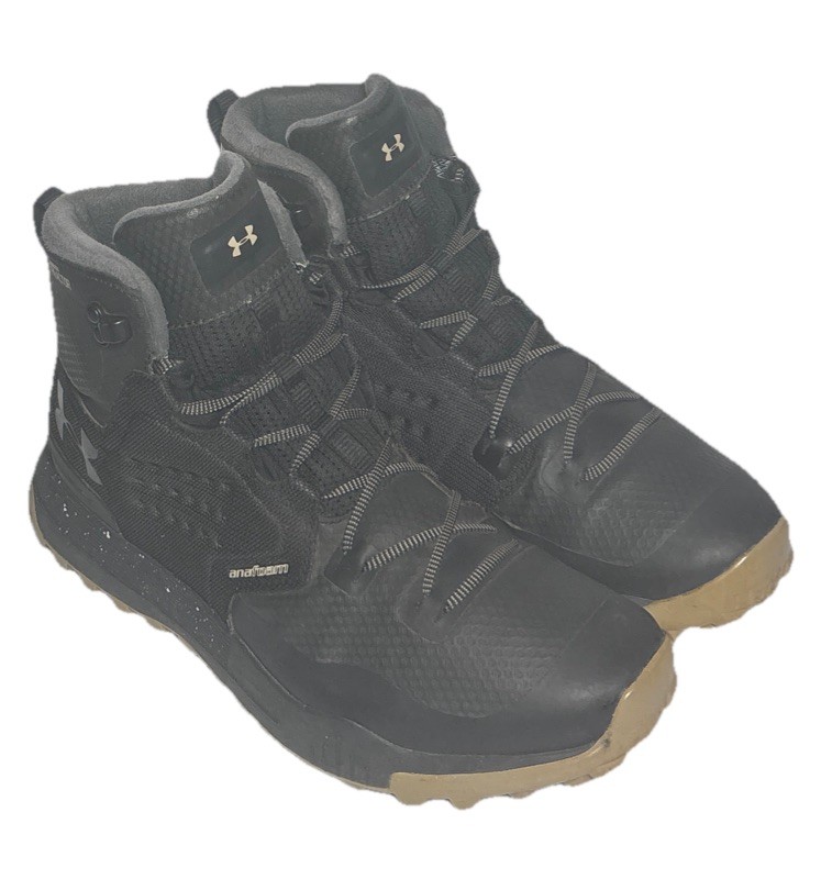 Under Armour Newell Ridge Mid Reactor Boots Black 11.5 Waterproof Nice Condition