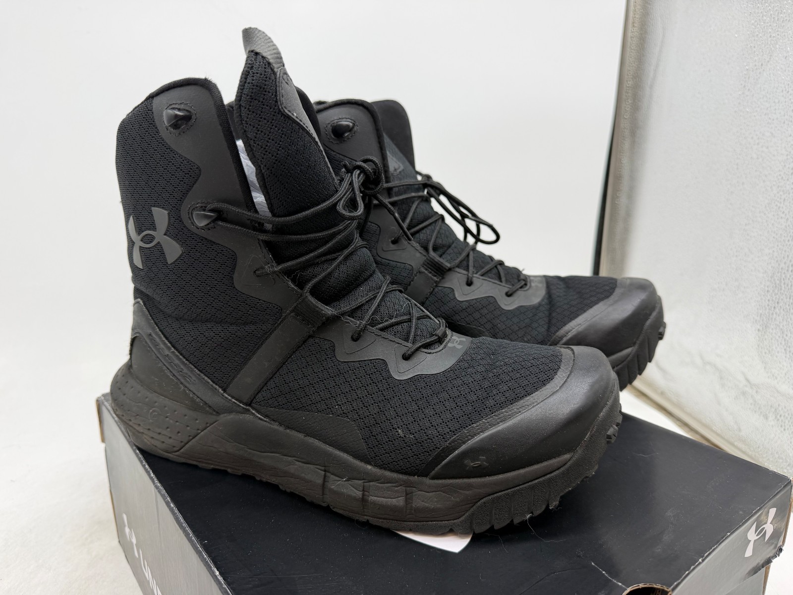 Under Armour Micro G Valsetz Tactical Boots Men’s Black Lace Up – 9.5 WIDE