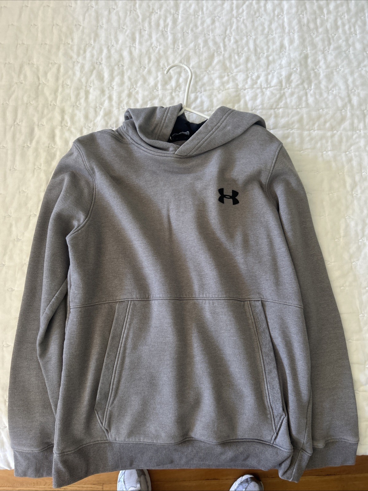 Grey Under Armour Hoodie Size S